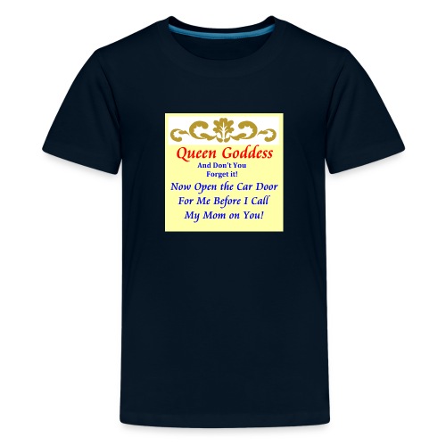 Queen Goddess T-shirt Open Door for me - Kids' Premium T-Shirt