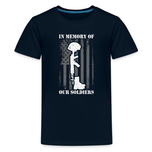 In Memory Of Our Soldiers - Kids' Premium T-Shirt