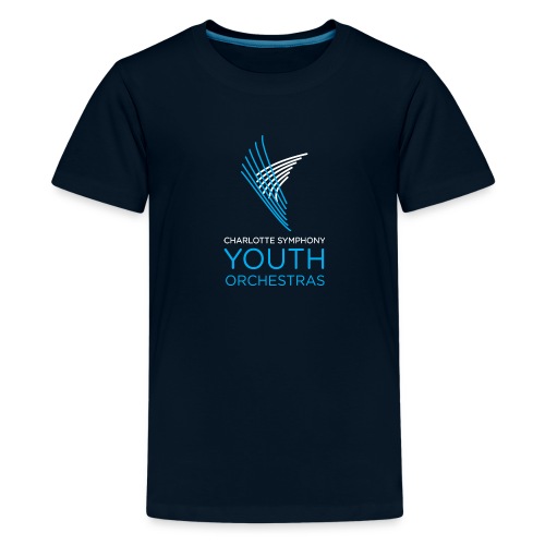 Charlotte Symphony Youth Orchestras Logo (WS) - Kids' Premium T-Shirt