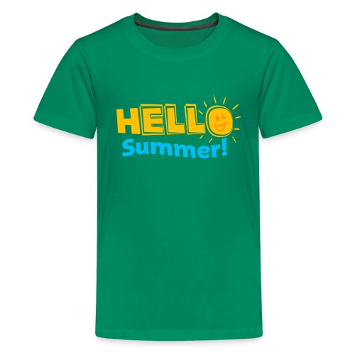 Kreative In Kinder Hello Summer! - Kids' Premium T-Shirt