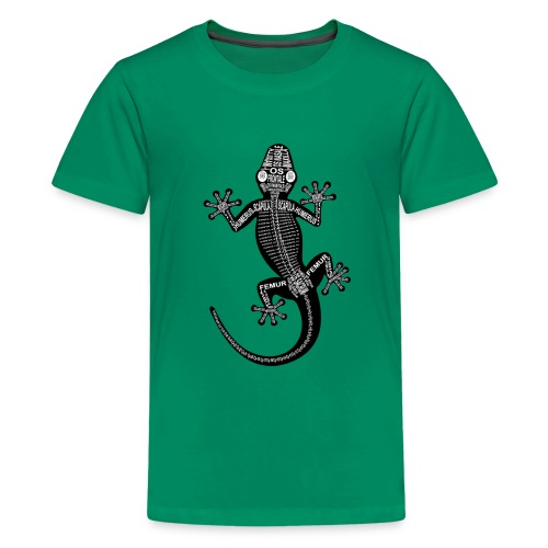 Skeleton Gecko - Kids' Premium T-Shirt