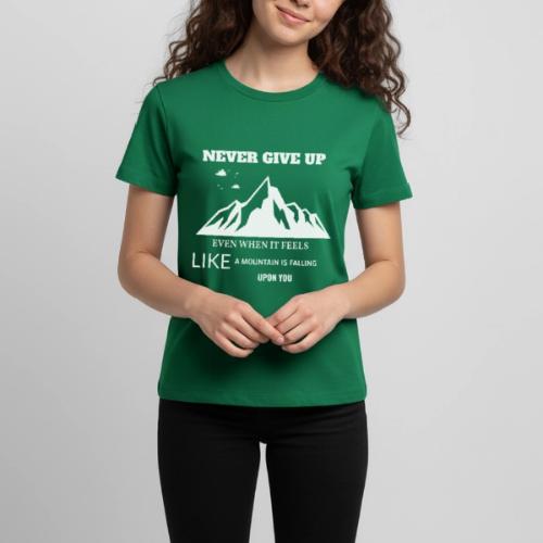 Never Give Up - Kids' Premium T-Shirt