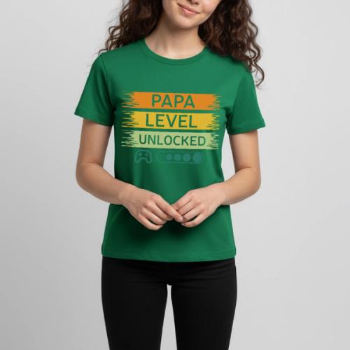 Papa Level Unlocked! - Kids' Premium T-Shirt