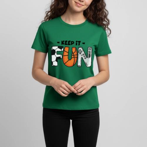 Keep It Fun: Sports & Gaming - Kids' Premium T-Shirt