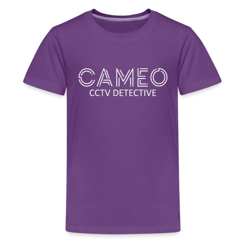 CAMEO CCTV Detective (White Logo) - Kids' Premium T-Shirt