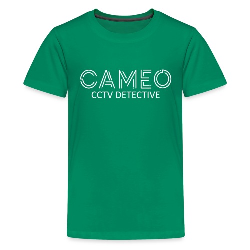 CAMEO CCTV Detective (White Logo) - Kids' Premium T-Shirt