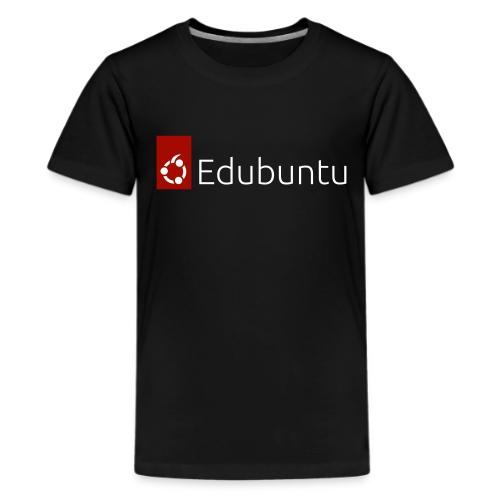 Edubuntu Logo 2023 - White - Kids' Premium T-Shirt