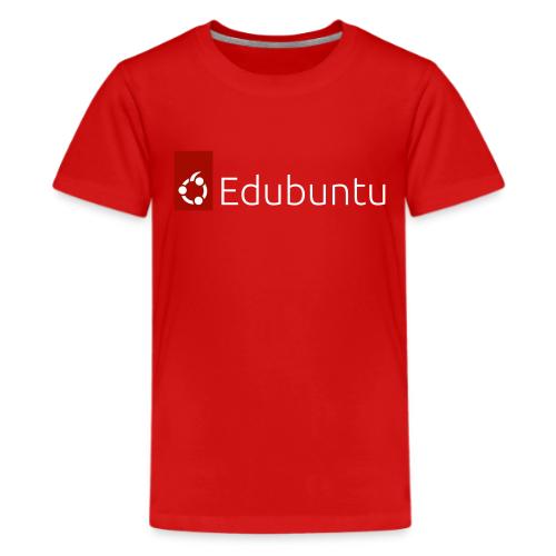 Edubuntu Logo 2023 - White - Kids' Premium T-Shirt