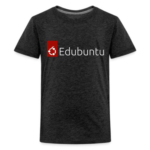 Edubuntu Logo 2023 - White - Kids' Premium T-Shirt