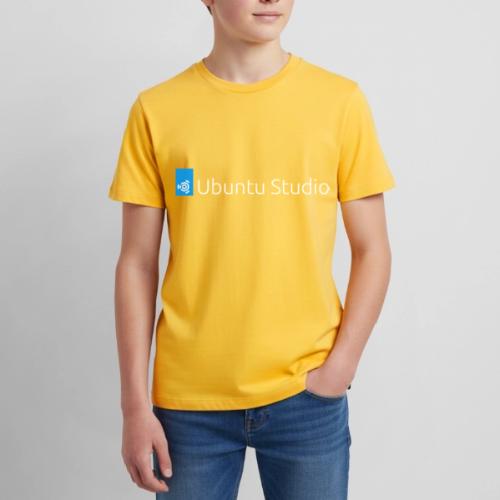 Ubuntu Studio Logo 2022 - White - Kids' Premium T-Shirt
