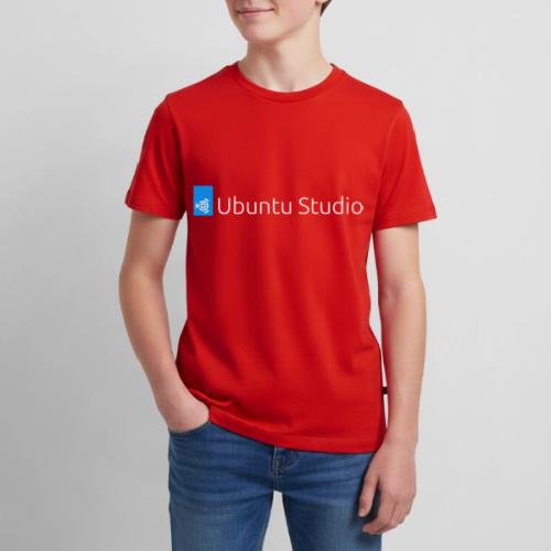 Ubuntu Studio Logo 2022 - White - Kids' Premium T-Shirt