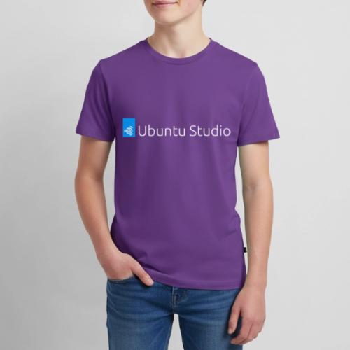 Ubuntu Studio Logo 2022 - White - Kids' Premium T-Shirt