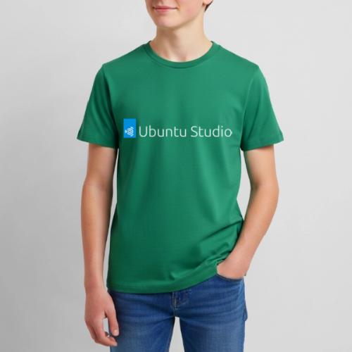 Ubuntu Studio Logo 2022 - White - Kids' Premium T-Shirt