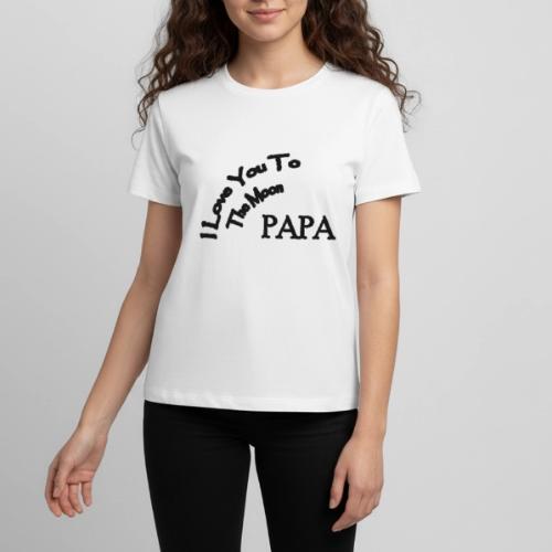 I Love You to The Moon Papa | Father's Day Family - Kids' Premium T-Shirt