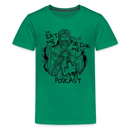 Eat Me Drink Me Podcast revamped logo - Kids' Premium T-Shirt
