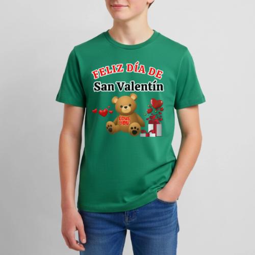 Valentine's Day Celebration Bears Love Hearts. - Kids' Premium T-Shirt