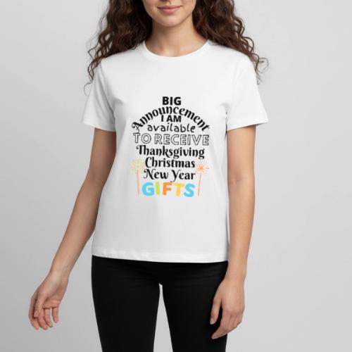 Announcement Thanksgiving Christmas New Year Gifts - Kids' Premium T-Shirt