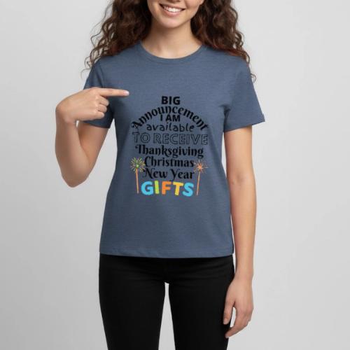 Announcement Thanksgiving Christmas New Year Gifts - Kids' Premium T-Shirt