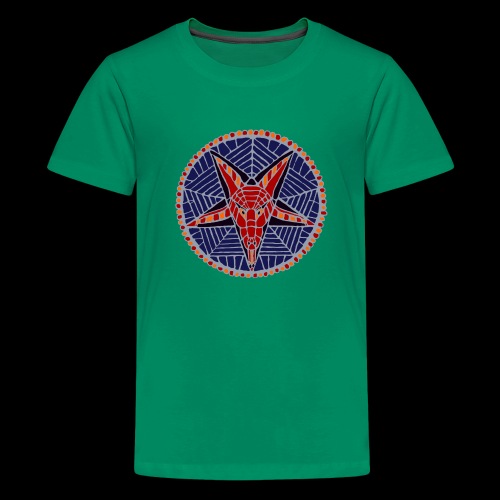 Corpsewood Stained-Glass Baphomet - Kids' Premium T-Shirt