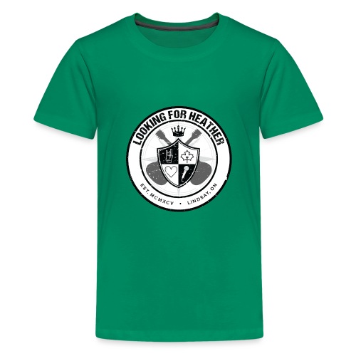 Looking For Heather - Crest Logo - Kids' Premium T-Shirt