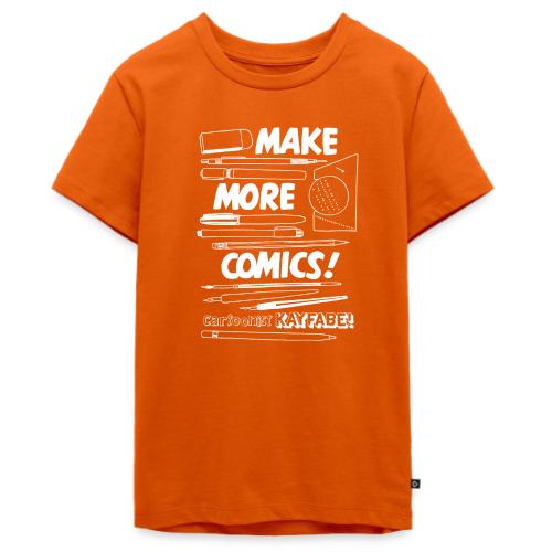 Make More Comics! (white ink) - Kids' Premium T-Shirt