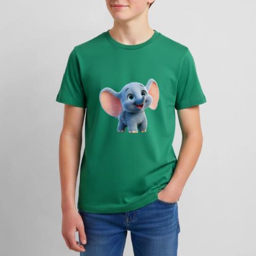 Playful Baby Elephant with Big Eyes - Kids' Premium T-Shirt