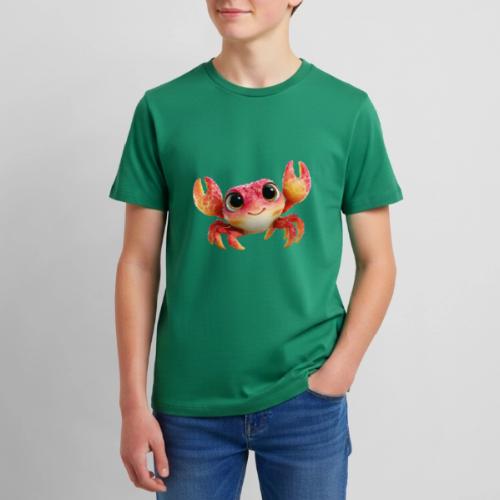 Cheerful Red Baby Crab Character - Kids' Premium T-Shirt