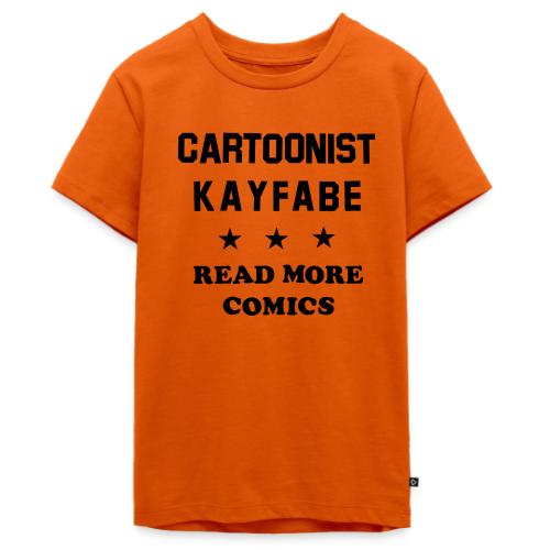 Cartoonist Kayfabe *** Read More Comics (Black) - Kids' Premium T-Shirt