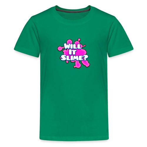 Pink Will It Slime Logo - Kids' Premium T-Shirt