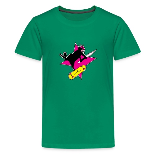 Ninja Cat Star - Kids' Premium T-Shirt