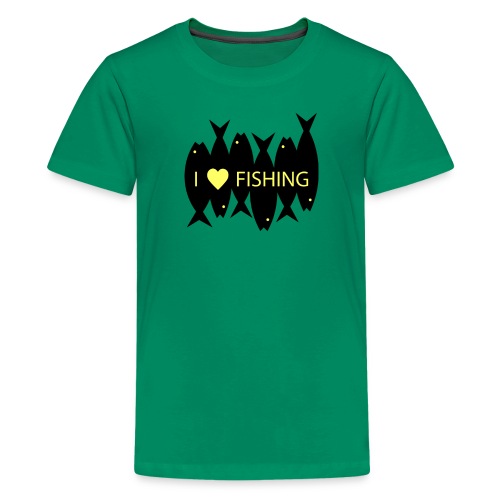 I love fishing - Kids' Premium T-Shirt