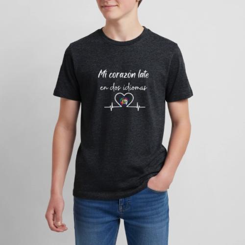 Spanish Immersion Shirts logo White - Kids' Premium T-Shirt