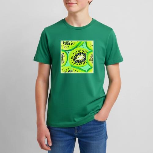 Kiwi Slices, Vibrant and Fresh - Kids' Premium T-Shirt