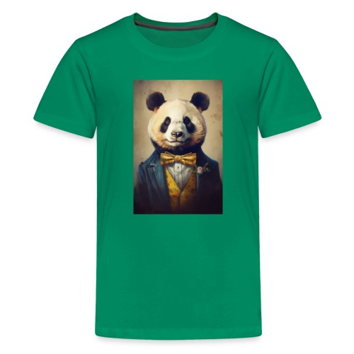 Mr Dapper Panda Bear - Kids' Premium T-Shirt