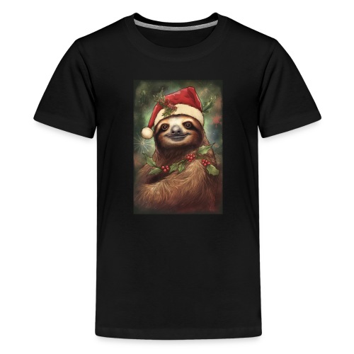 Christmas Sloth - Kids' Premium T-Shirt