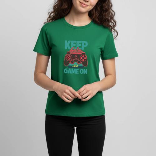 Don't Panic, Just Game On! - Kids' Premium T-Shirt
