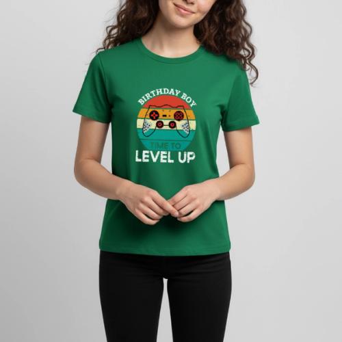Birthday Boy: Time to Level Up! - Kids' Premium T-Shirt