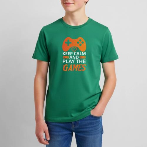 Keep Calm And Play The Games - Kids' Premium T-Shirt