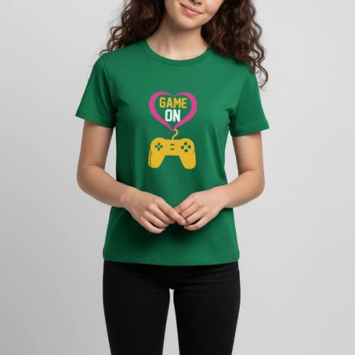 Game On! Pink Heart Controller - Kids' Premium T-Shirt