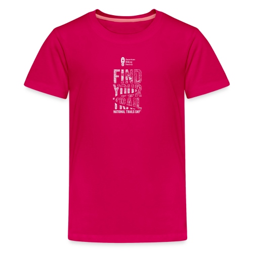 Find Your Trail Topo: National Trails Day - Kids' Premium T-Shirt