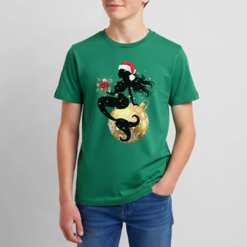 Merry Mermaid - Christmas Edition Design - Kids' Premium T-Shirt