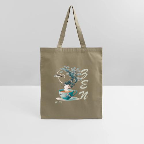 Teacup Steam Creates Japanese Garden: Tranquility - Tote Bag