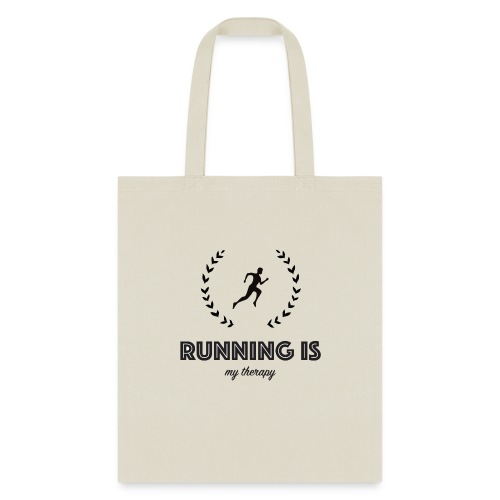 Running is my therapy - Tote Bag