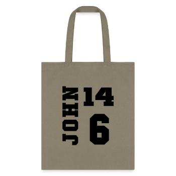 JOHN 14:6 - Tote Bag - khaki - Front