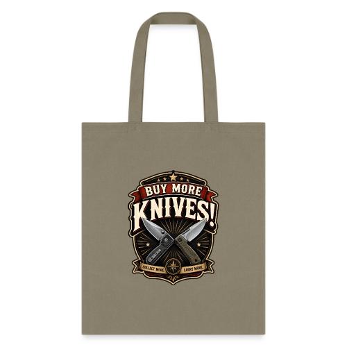 Buy More Knives Emblem - Tactical Pocket Knife EDC - Tote Bag