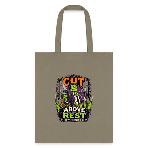 Cut Above The Rest Zombie Pocket Knife Halloween - Tote Bag