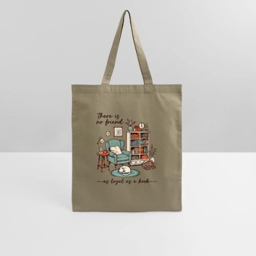 A Book is a Loyal Friend - Cozy Reading Nook - Tote Bag