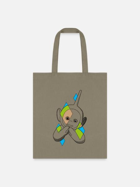 Teletubbies Dipsy In A Cool Design - Tote Bag - khaki