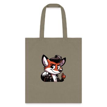 Cool Fox - Tote Bag - khaki - Front