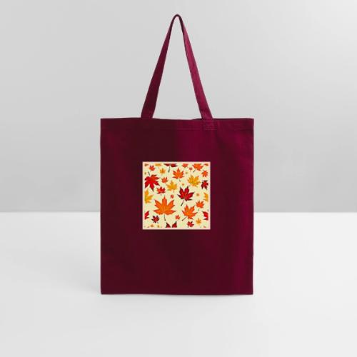 Seamless Fall Foliage Design - Tote Bag